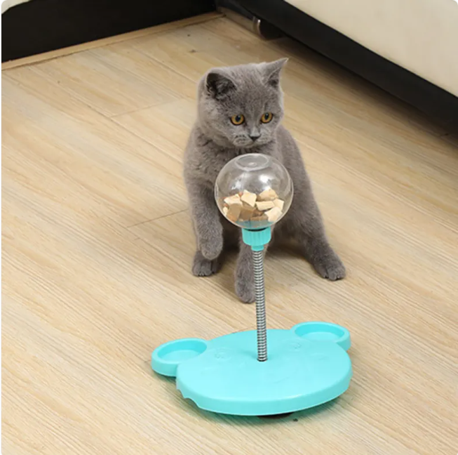 Paw Play Interactive Food Dispensing Tumbler – ikon productions